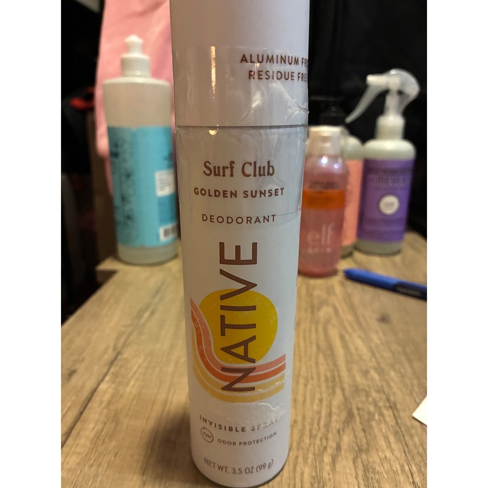 Native Surf Club Golden Sunset Deodorant Invisible Spray 3.5oz Aluminum Free